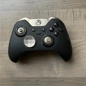 Microsoft Xbox One Black/White Elite Wireless Controller Series 1 Lot Of 2